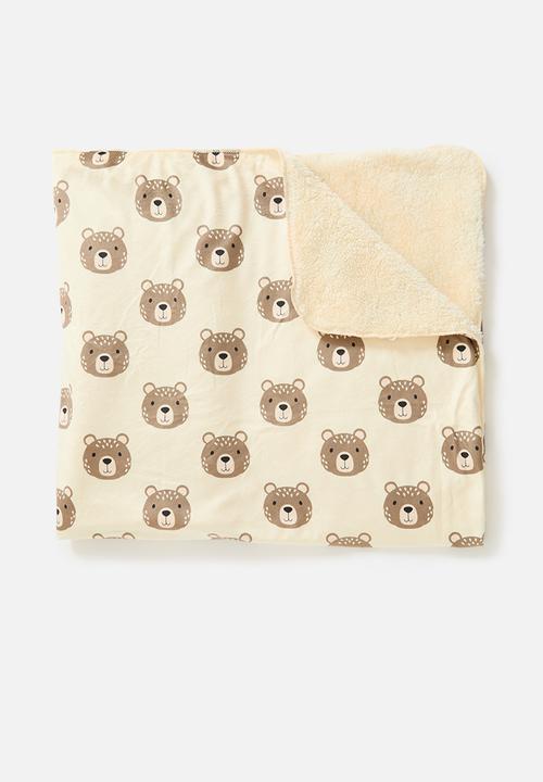 Pop Candy - Baby printed blanket - off white