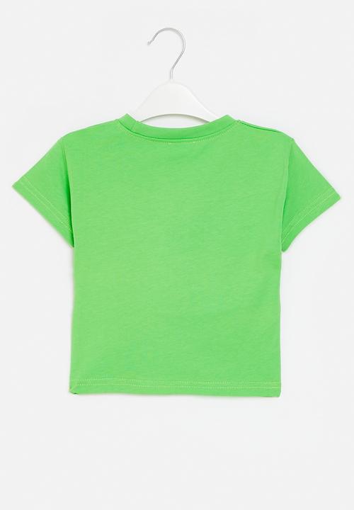 Pop Candy - Smiley tee - green & black