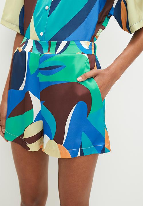 Superbalist - Co-ord printed walk shorts - multi