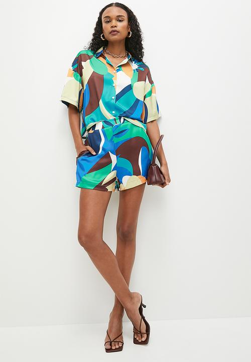 Superbalist - Co-ord printed walk shorts - multi