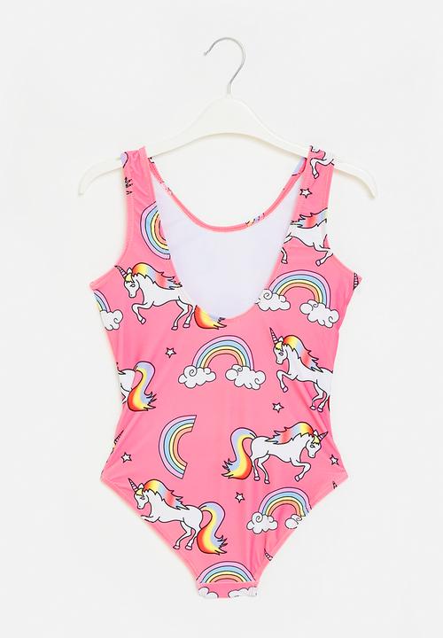 Pop Candy - One piece printed swimsuit - pink