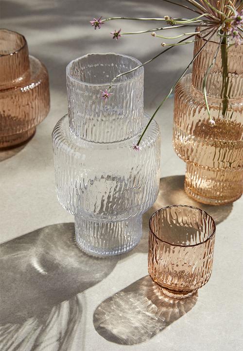 H&M - Glass tealight holder - beige