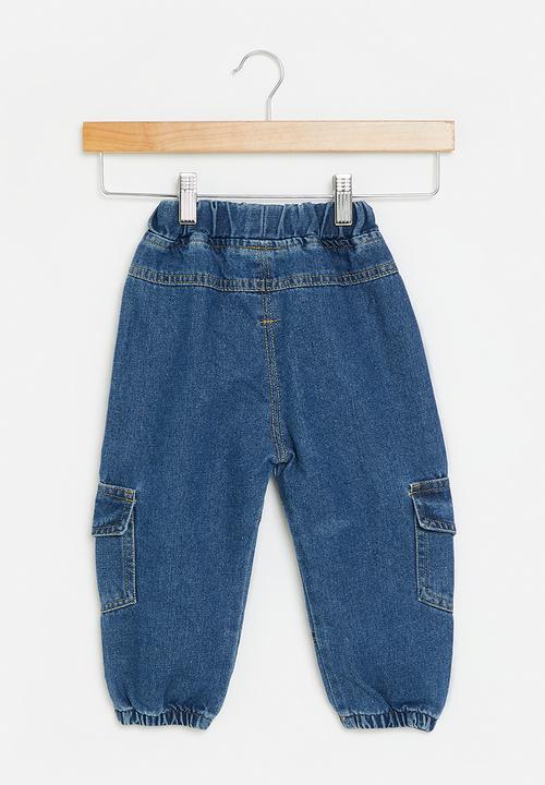 Pop Candy - Cuff jeans - mid blue