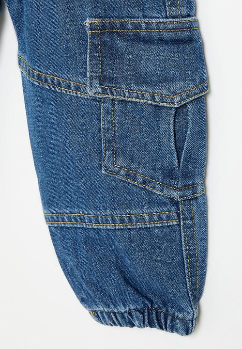 Pop Candy - Cuff jeans - mid blue