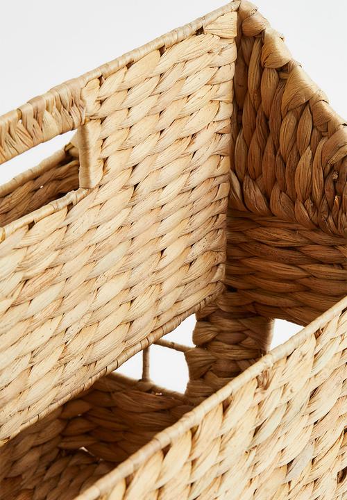 H&M - Braided book storage unit - beige