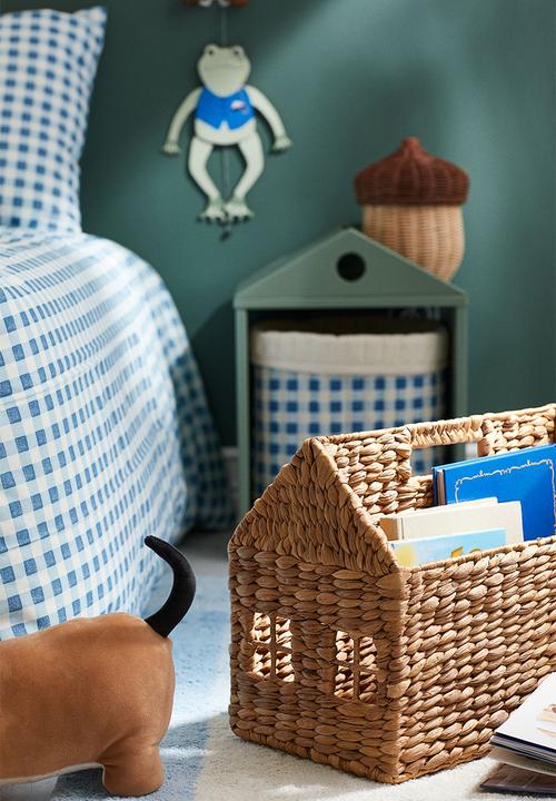 H&M - Braided book storage unit - beige