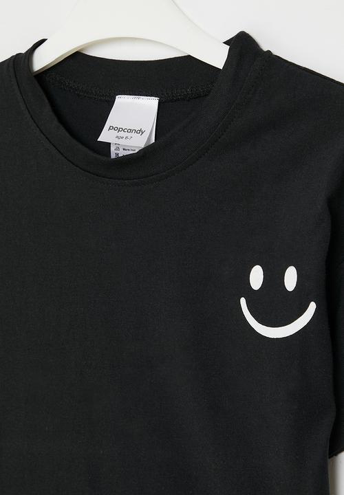 Pop Candy - Smiley tee - black and white