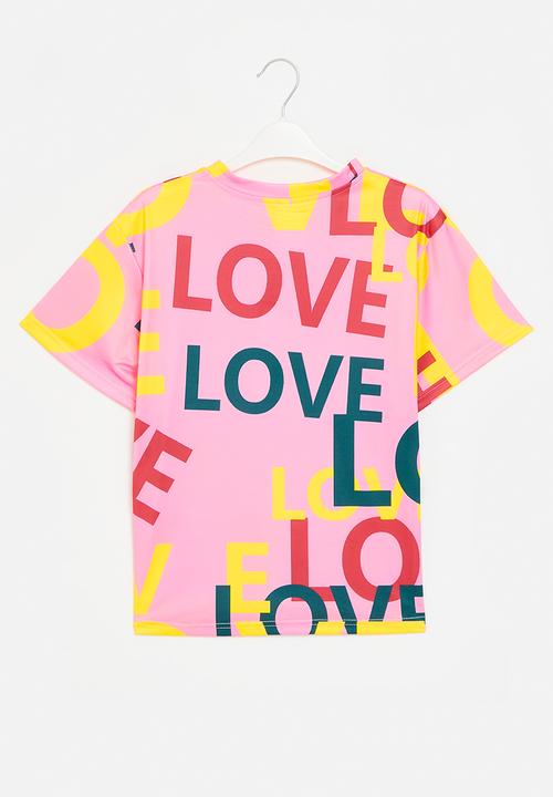 Pop Candy - Short sleeve printed tee-pink