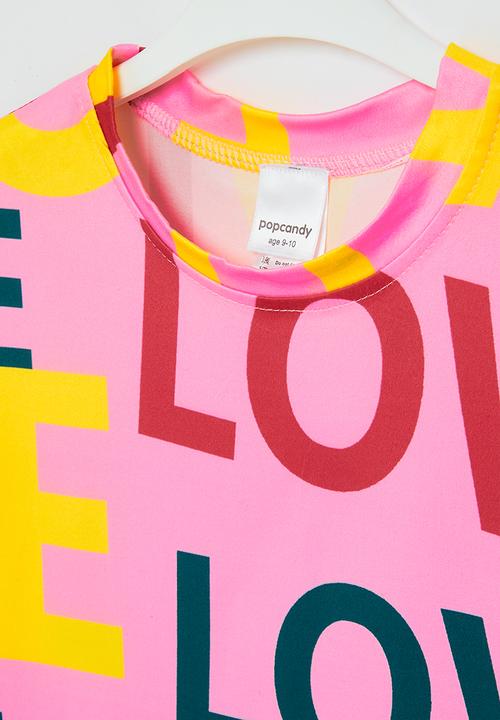 Pop Candy - Short sleeve printed tee-pink