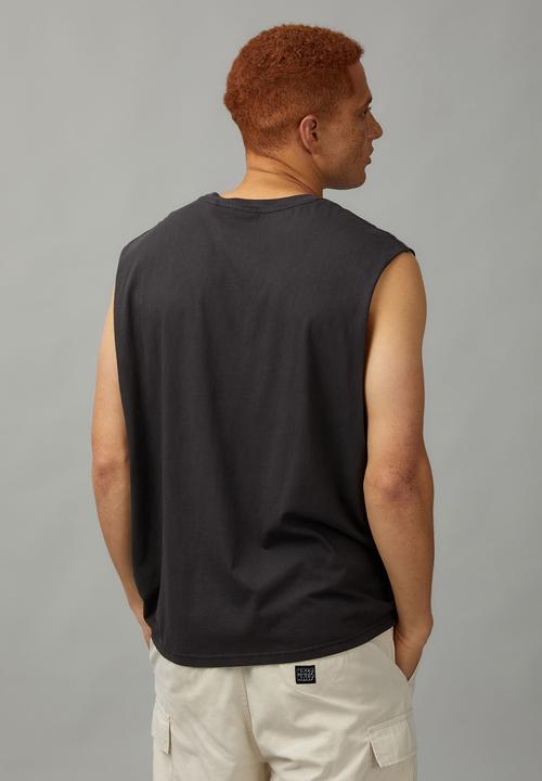 Factorie - Nfl Muscle Tank - Lcn Nfl Washed Black/raiders