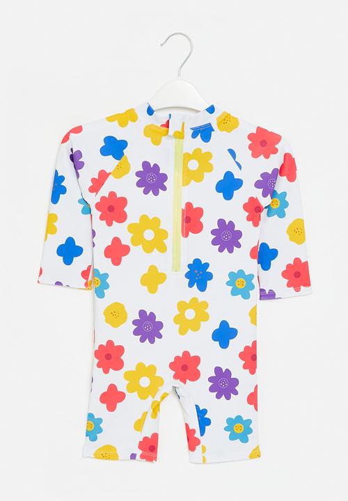 Pop Candy - One piece printed swimsuit - off white