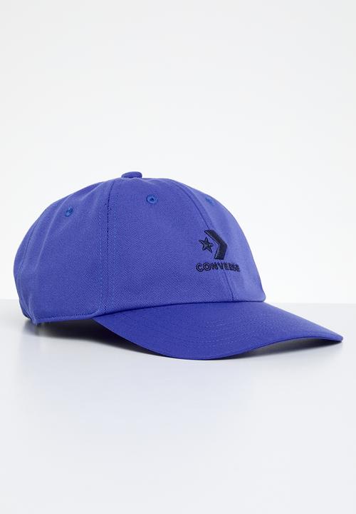 Converse - Logo lock-up baseball hat - blue flame