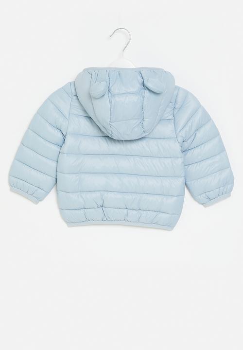 Pop Candy - Hooded  puffer jacket - blue