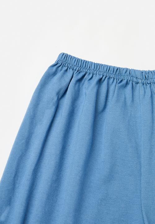Pop Candy - Printed pj set - blue & stone