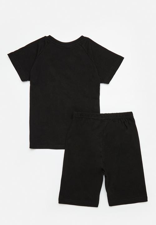 Pop Candy - Printed pj set - black
