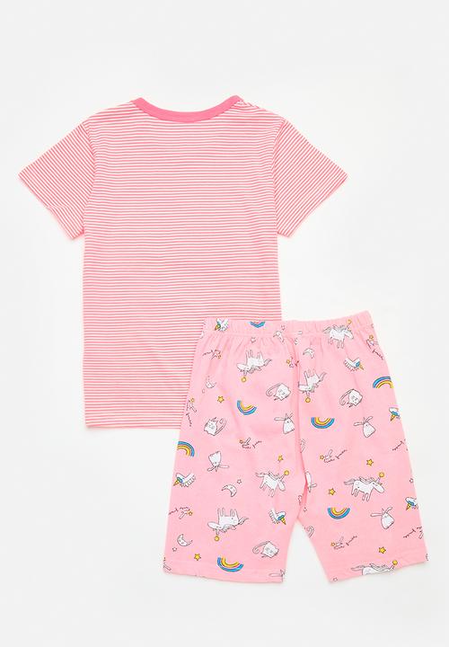 Pop Candy - Printed pj set - light pink