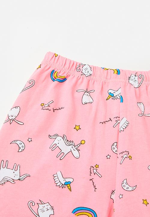 Pop Candy - Printed pj set - light pink