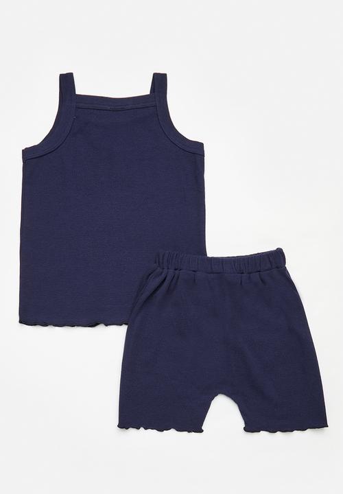 Pop Candy - Cami & short set - navy