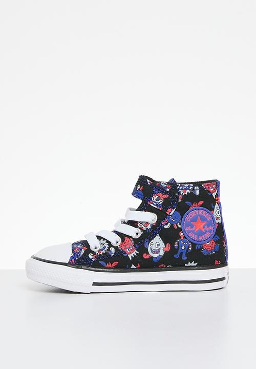 Converse - Chuck taylor all star 1v - black/blue flame/white