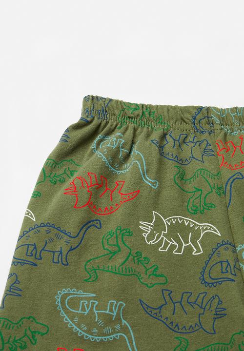 Pop Candy - Printed pj set - olive green