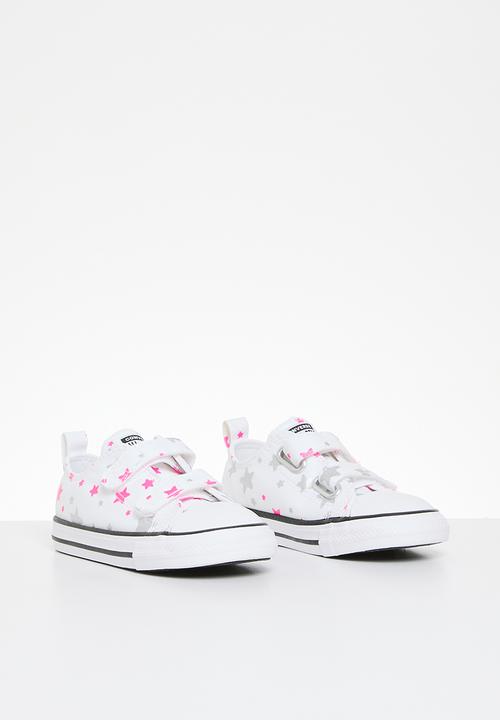 Converse - Chuck taylor all star 2v - white/prime pink/white