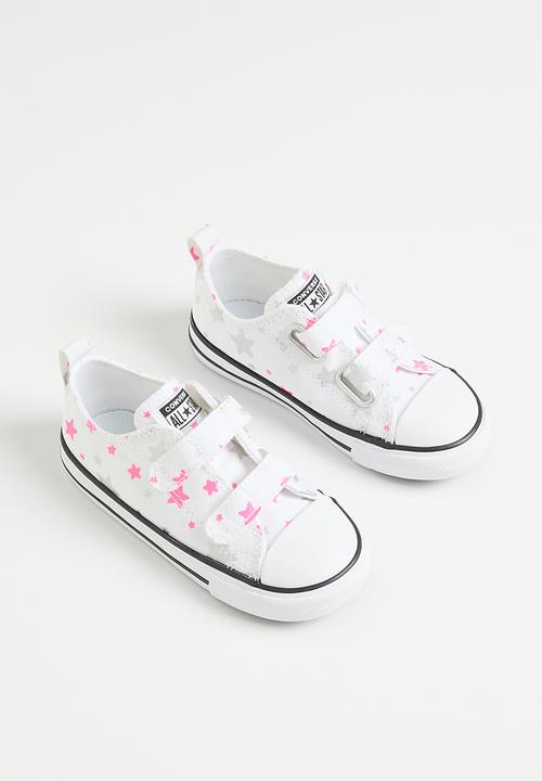 Converse - Chuck taylor all star 2v - white/prime pink/white