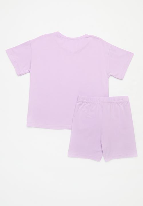 Pop Candy - Tee & short set - purple