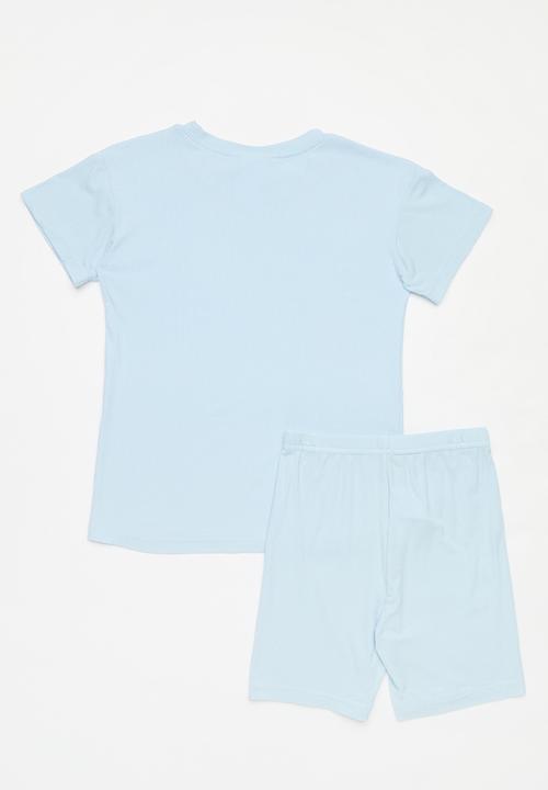 Pop Candy - Tee & short set - blue