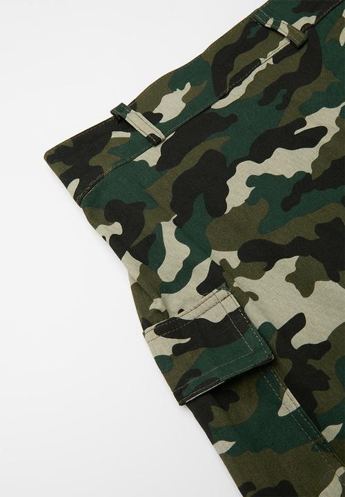 Pop Candy - Camo shacket & skirt set - camo
