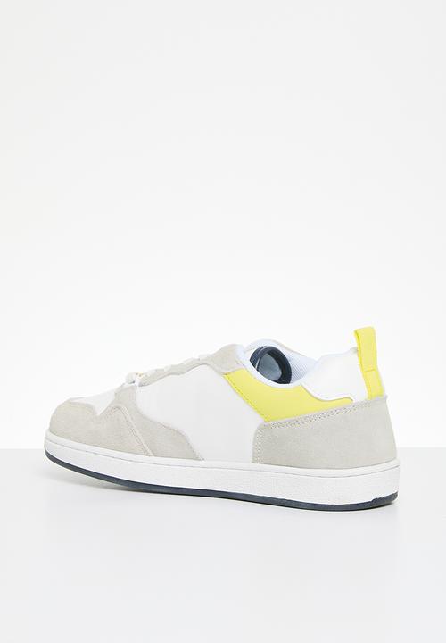 POLO - Combo Colour Outsole Sneaker - White