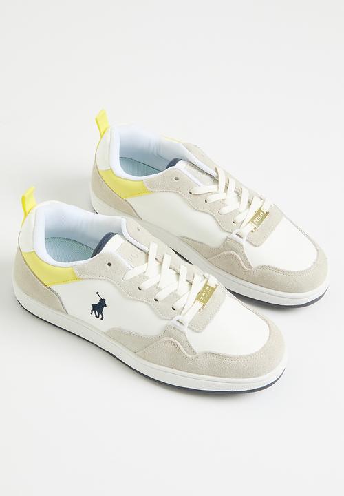 POLO - Combo Colour Outsole Sneaker - White