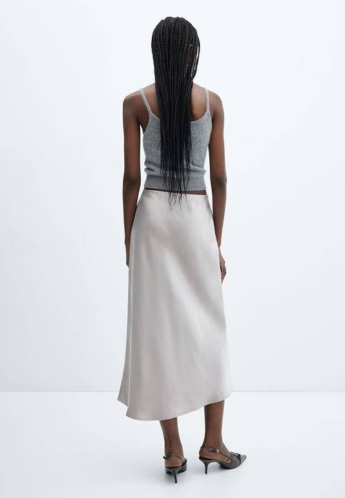 MANGO - Skirt Mia - Gray