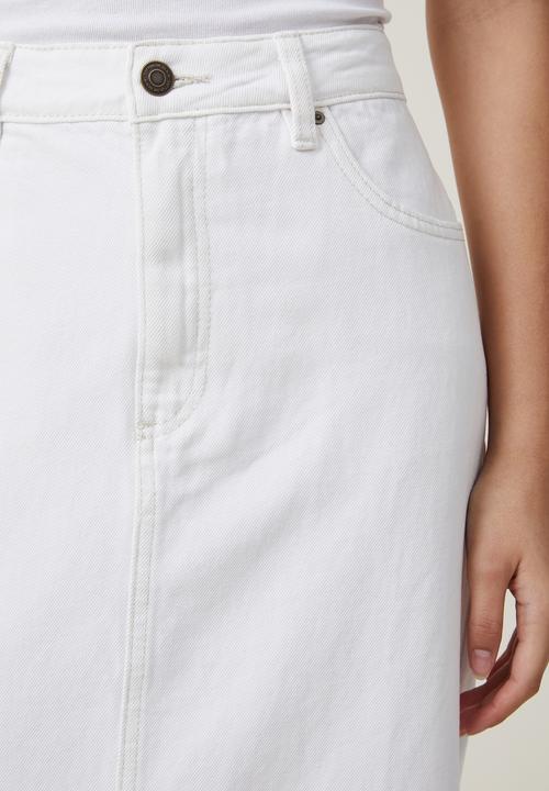 Cotton On - Blake Denim Maxi Skirt - Whitehaven
