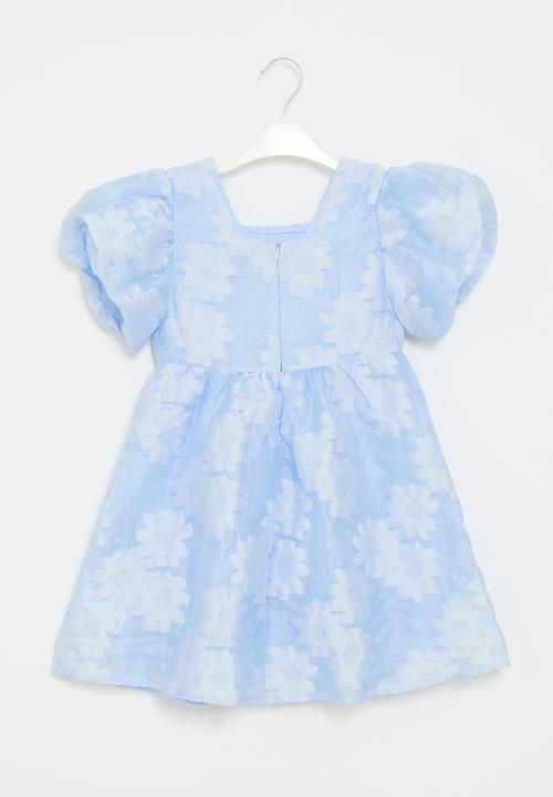 Pop Candy - Puff sleeve dress - blue