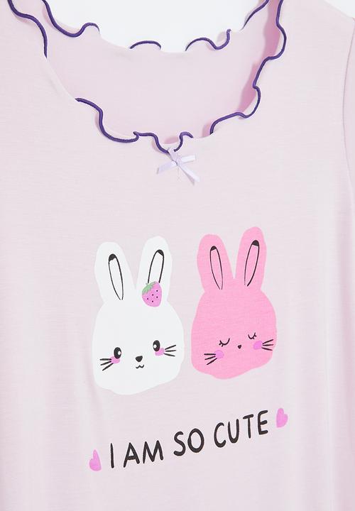 Pop Candy - Printed night dress - pink
