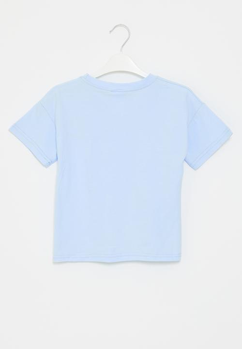 Pop Candy - Smiley tee - blue & black