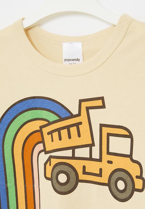 Pop Candy - Printed tee - off white