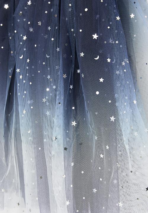 Pop Candy - Puff sleeve occasion dress - navy