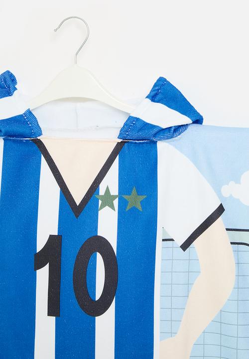 Pop Candy - Football hooded towel - multi