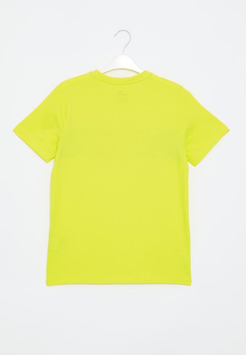 PUMA - Active sports graphic tee  b - yellow burst
