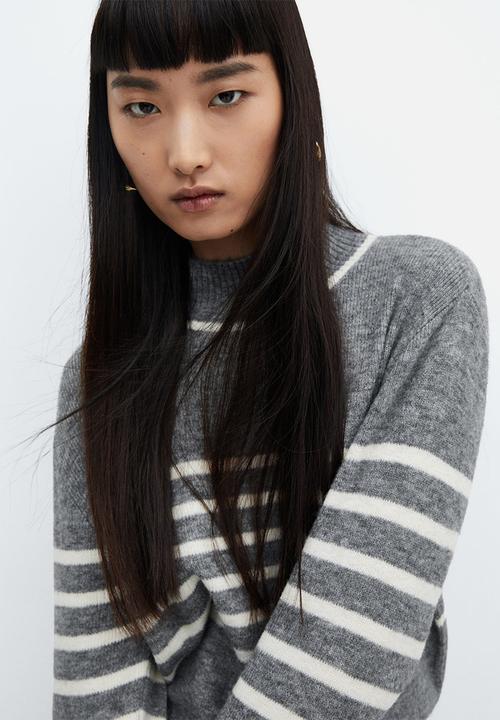 MANGO - Sweater mumu - light pastel grey
