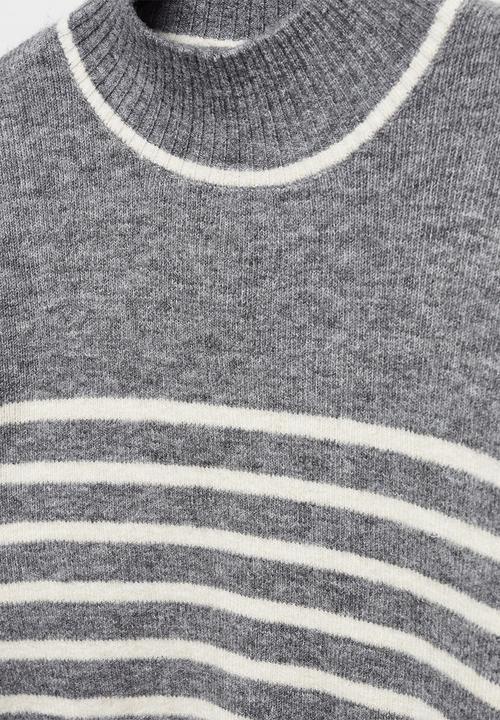 MANGO - Sweater mumu - light pastel grey