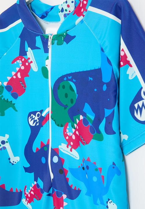 Pop Candy - One piece swimsuit - blue multi