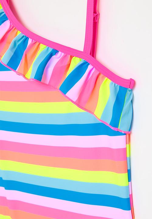Pop Candy - One piece bikini - stripe multi