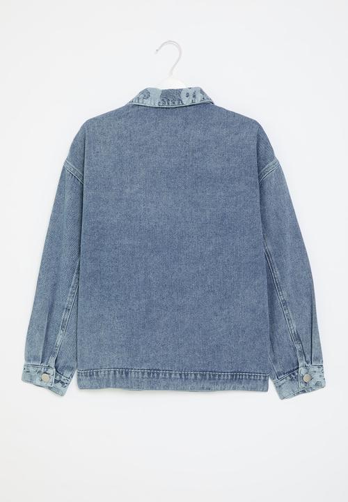 Pop Candy - Denim jacket - camo