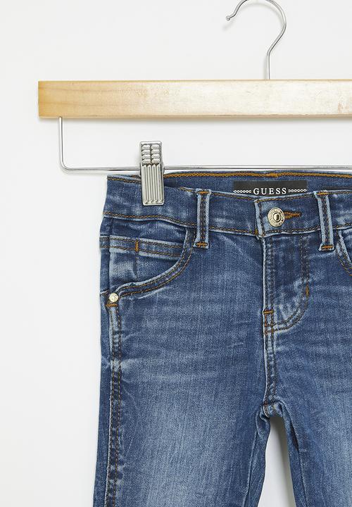GUESS - Stretch denim skinny pants - core mid wash
