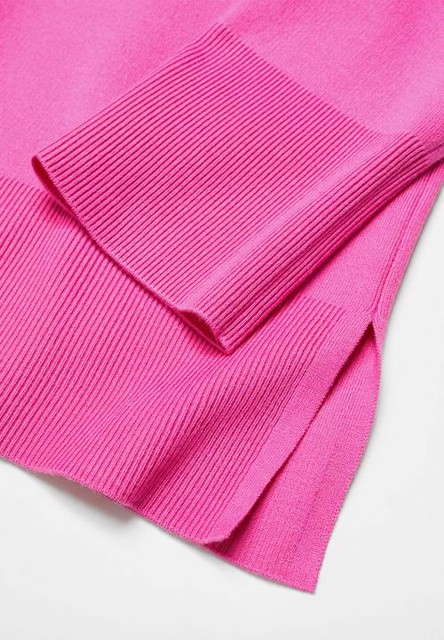 MANGO - Sweater tortugav - bright pink