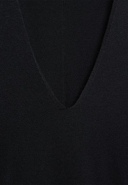 MANGO - Sweater vieira - black