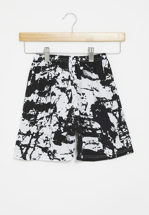 Pop Candy - Boardshorts - black & white
