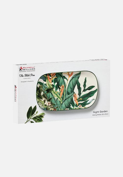 Maxwell & Williams - Night Garden Oblong Platter - Multi